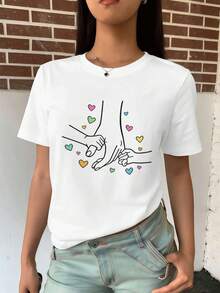 Women T-Shirts - White - View 2