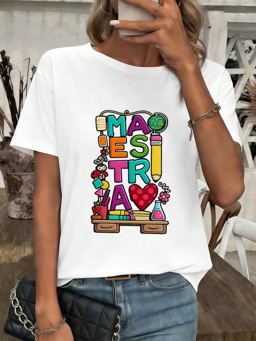 Women T-Shirts - White - View 1