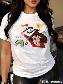 Women T-Shirts - White - View 6