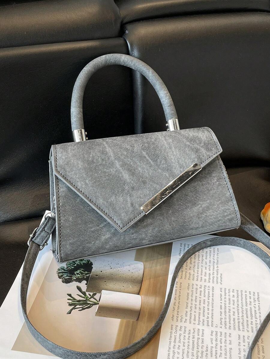 New Retro Small Square Bag, Niche Design Quality Crossbody Handbag, Minimalist Shoulder Bag For Women