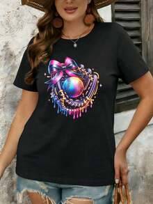 Women T-Shirts - Black - View 1