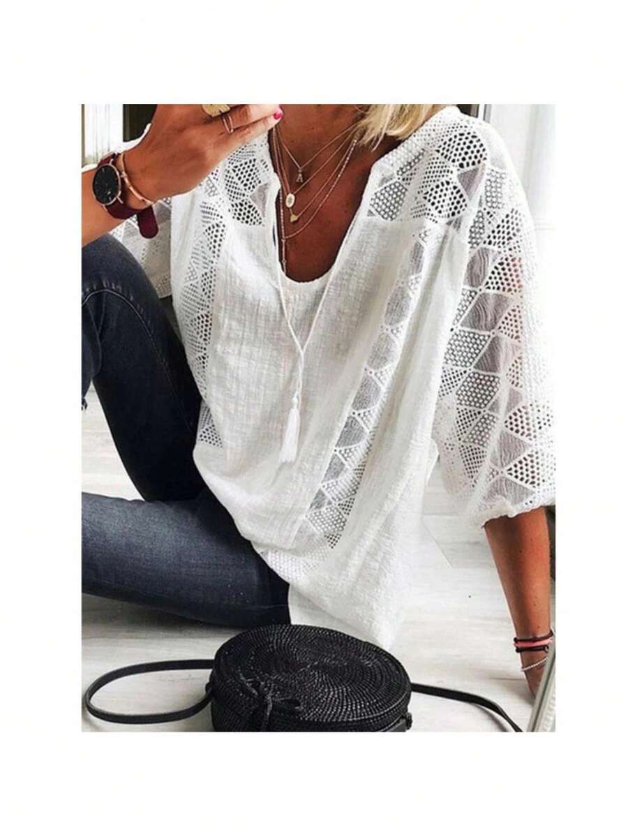 Women Tops - White - View 1