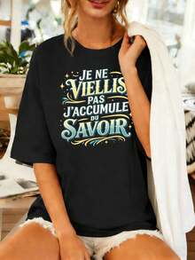Women T-Shirts - Black - View 1