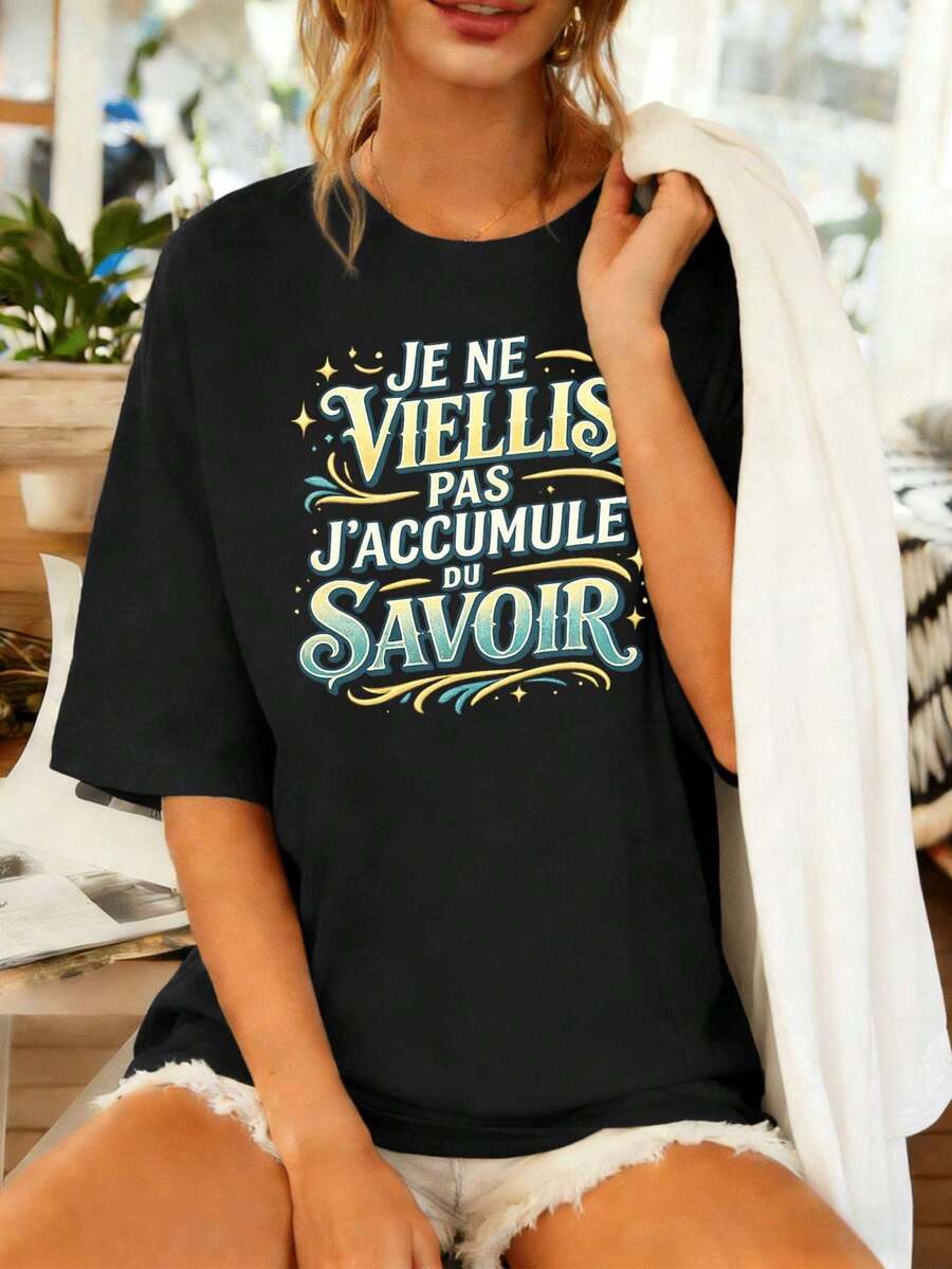 Women T-Shirts - Black - View 1
