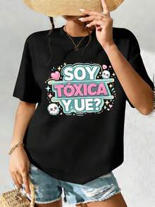 Women T-Shirts - Black - View 2
