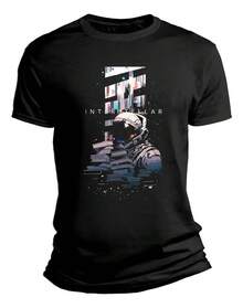 Astronaut Interstellar T-Shirt Fifth Physical Dimension - Black - View 1