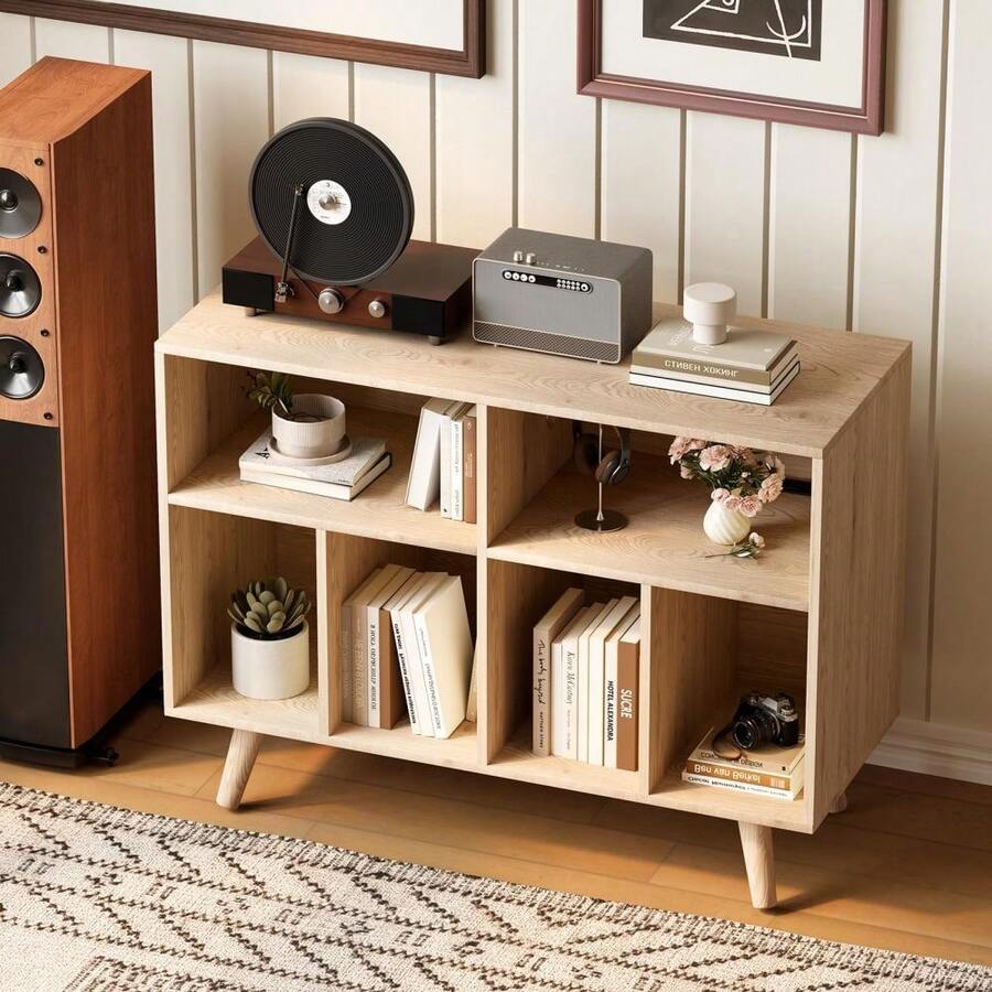Media Storage - Brown - View 1