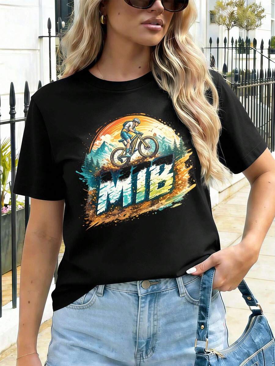 Women T-Shirts - Black - View 1