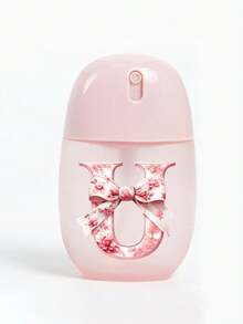 Pink Bow Letter Pattern Plastic Empty Bottle, Pump Spray Bottle, Portable Refillable Bottle, Can Be Filled With Cleaning Solution, Insect Repellent, Skincare Products, Reusable, Gift, Suitable For Daily Use, Travel Essential, Fine Mist, Leak-Proof, Container, Bathroom - Multicolor - View 28