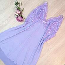 Women Nightgowns & Sleepshirts - 紫丁香色 - 查看 6