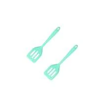 8-Inch Small Silicone Slotted Spatula - Heat Resistant Soft Non-Stick Kitchen Tool For Frying Fish, Eggs, Pancakes, Burgers - Dishwasher - Black/Red/Pink/Green (1/2 Pcs) - Multicolor - View 15