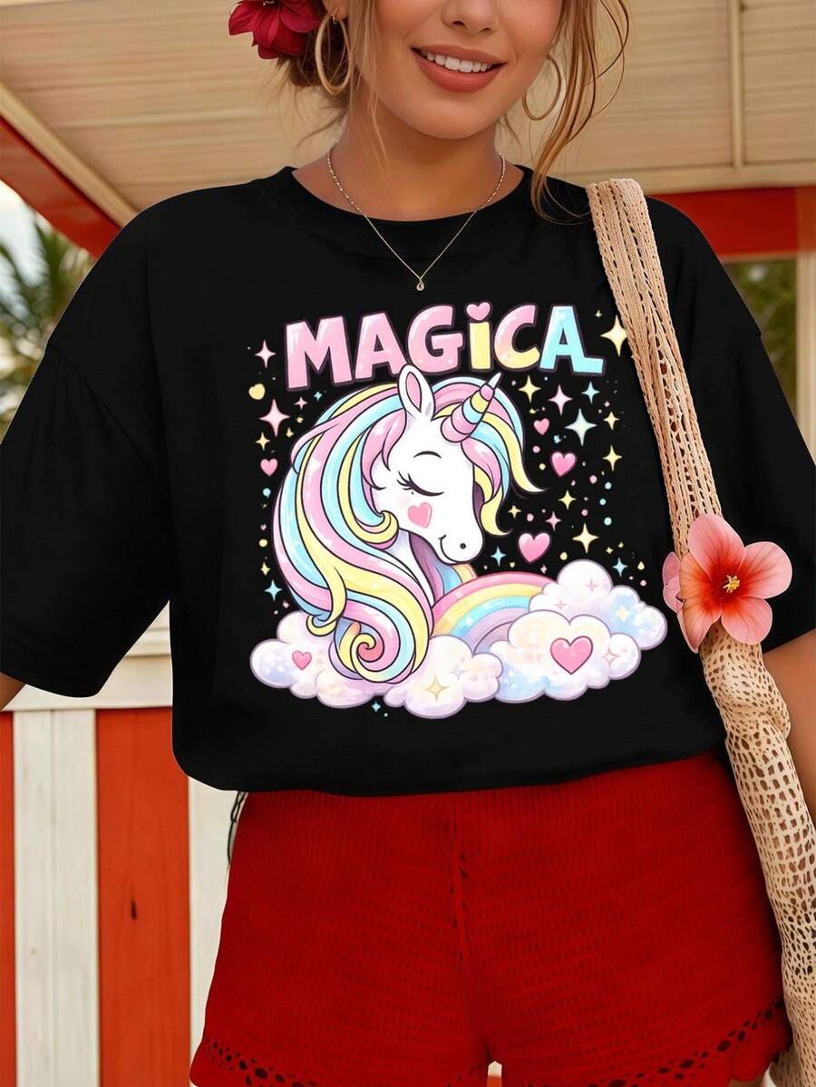 Women T-Shirts - Black - View 1