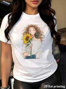 Women T-Shirts - White - View 6