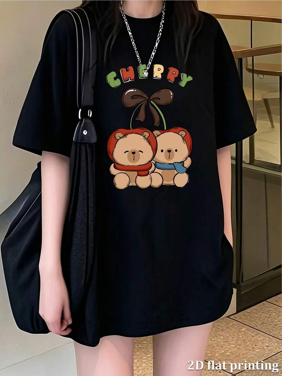 Women T-Shirts - Black - View 1