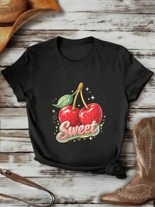 Women T-Shirts - Black - View 1