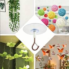 Móc treo trần tự dính chịu lực cao, chống thấm nước, đa chức năng dùng để treo chuông gió hình quả bóng. - Móc không cần khoan - Xem 4