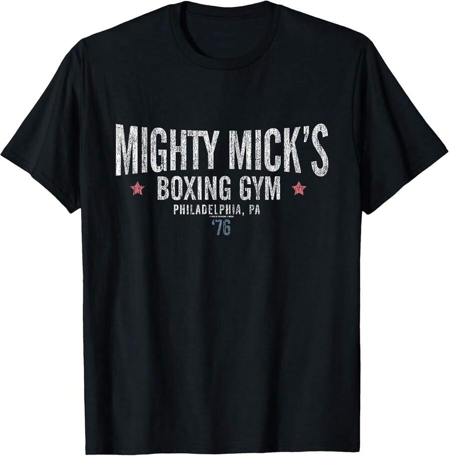 Camiseta del Gimnasio de Boxeo Mighty Micks - Negro - Ver 1