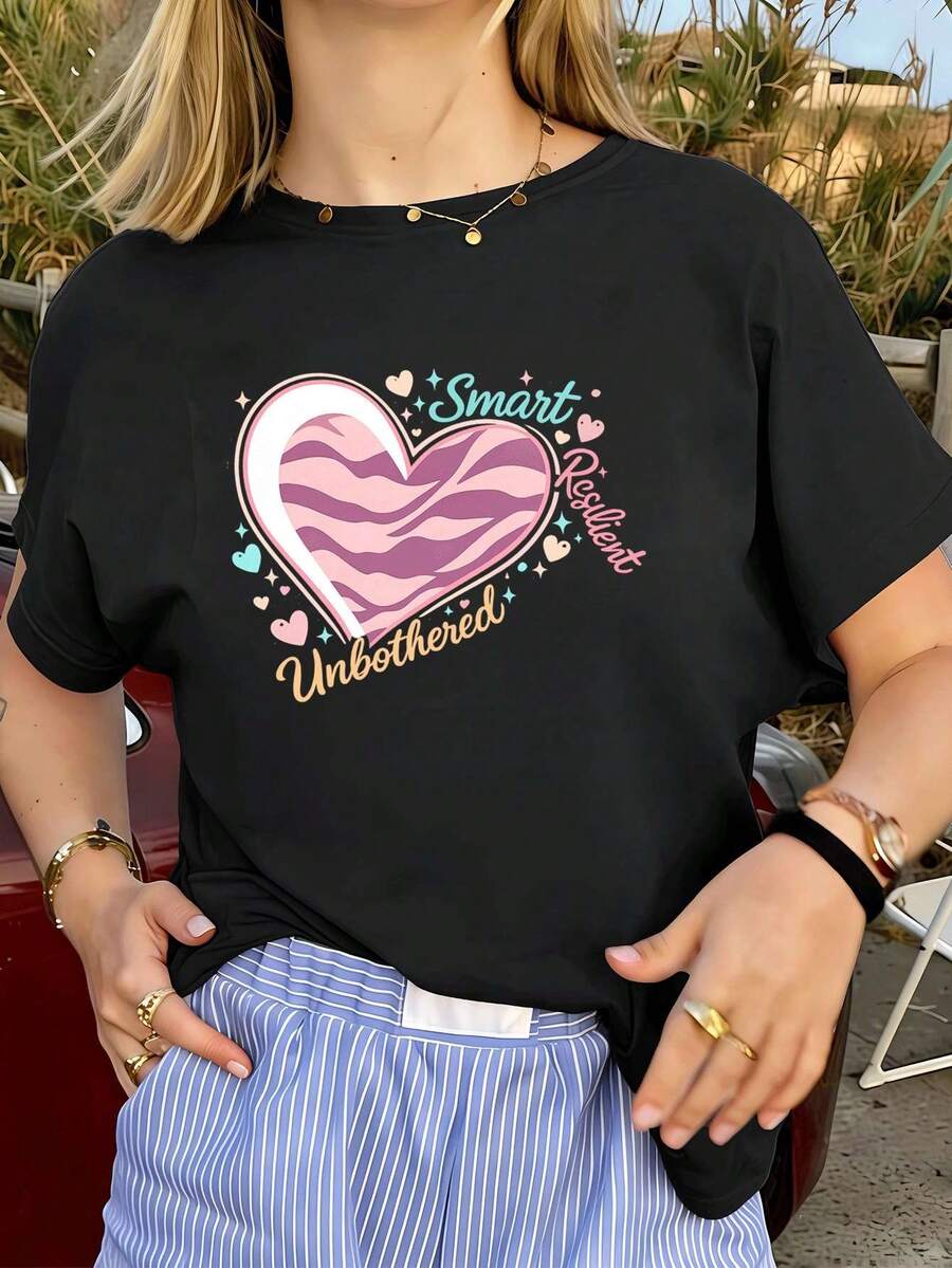 Women T-Shirts - Black - View 1