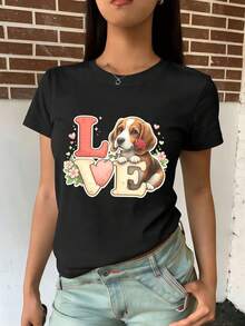 Women T-Shirts - Black - View 2