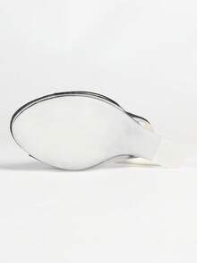 Sandal đế xuồng trong suốt đính pha lê, thoáng khí, kiểu dáng xe hơi châu Âu và Mỹ, gợi cảm. - màu đen - Xem 6