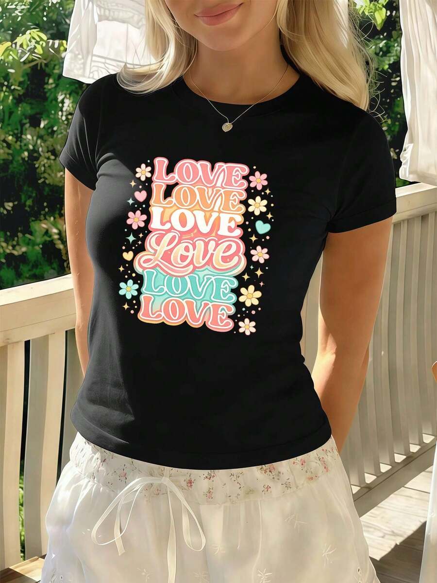 Women T-Shirts - Black - View 1