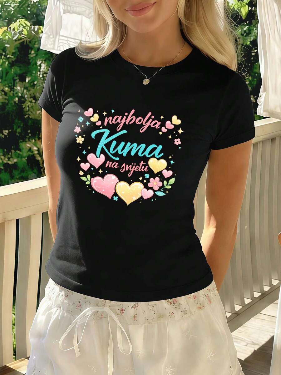 Women T-Shirts - Black - View 1