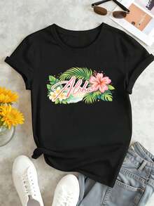 Women T-Shirts - Black - View 1