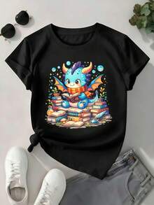 Women T-Shirts - Black - View 1