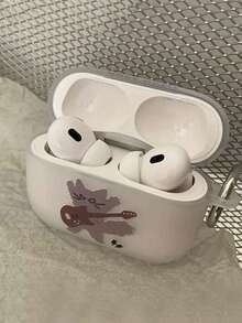 Funda para auriculares con diseño de gato guitarra, compatible con Apple 1/2/Pro/2, nueva cubierta protectora creativa compatible con Apple 3 - Multicolor - Ver 3