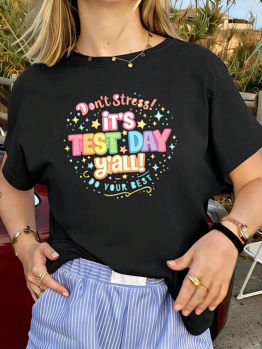 Women T-Shirts - Black - View 1