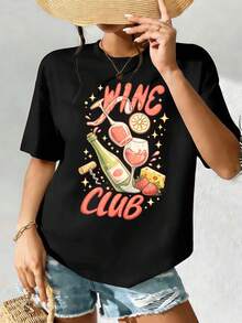 Women T-Shirts - Black - View 2