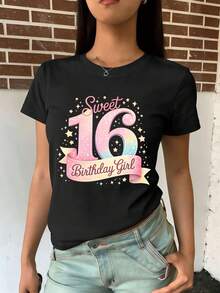 Women T-Shirts - Black - View 2