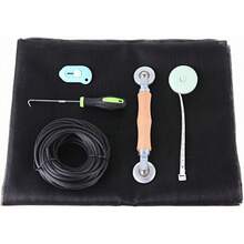 Window Screen Replacement Kit And Window Screen Repair Kit - Black - View 6