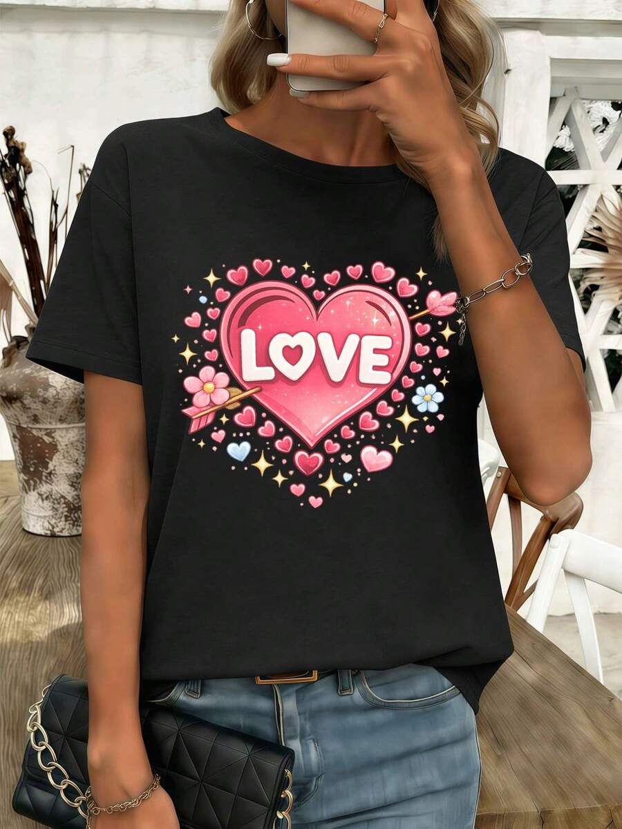 Women T-Shirts - Black - View 1