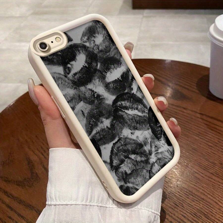 [24h Shipping from MX]Fundas para iPhone 6S con Diseño de Ojo del Cielo, Estampado Completo Antideslizante y Duradero, Moda Tierna y Elegante, Regalo Ideal para Chicas, Ligero y Versátil, Personalidad Única, Modelo Nuevo, Resistente al Choque, Gráfico Creativo Juvenil, Estilo Coreano Unico, Fresco y Minimalista, Anti-manchas, Estilo - Blanco - Ver 1