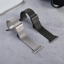 不鏽鋼編織錶帶 男女通用 38mm 40mm 41mm 42mm 44mm 45mm 46mm 49mm 配件 相容 11-1 SE Ultra 3 2 1 手錶錶帶 - 常規款 - 查看 1