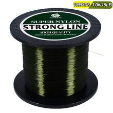 High-Quality Monofilament Nylon Fishing Line 1000M/1093YDS High-Sensitivity Casting And Smooth Sea Fishing Main Line Suitable For All Complex Fishing Scenes Olive Green - Olive Green - View 17
