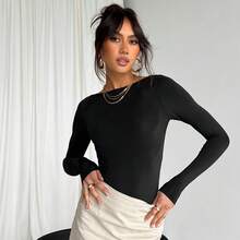 Women Sports Knit Tees & Tanks - Black - View 2