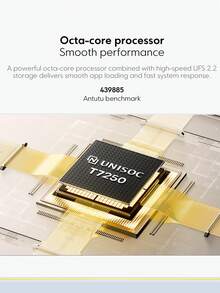 Xiaomi POCO C81 Pro Versão Global Smartphone, Ecrã Imersivo de 6,9" com Taxa de Atualização Elevada de 120Hz, Processador Octa-Core Potente, Capacidade de Bateria Grande de 6000mAh (Típica), Tecnologia Wet Touch 2.0, Google Gemini, Design Minimalista Elegante - Verde - Ver 6