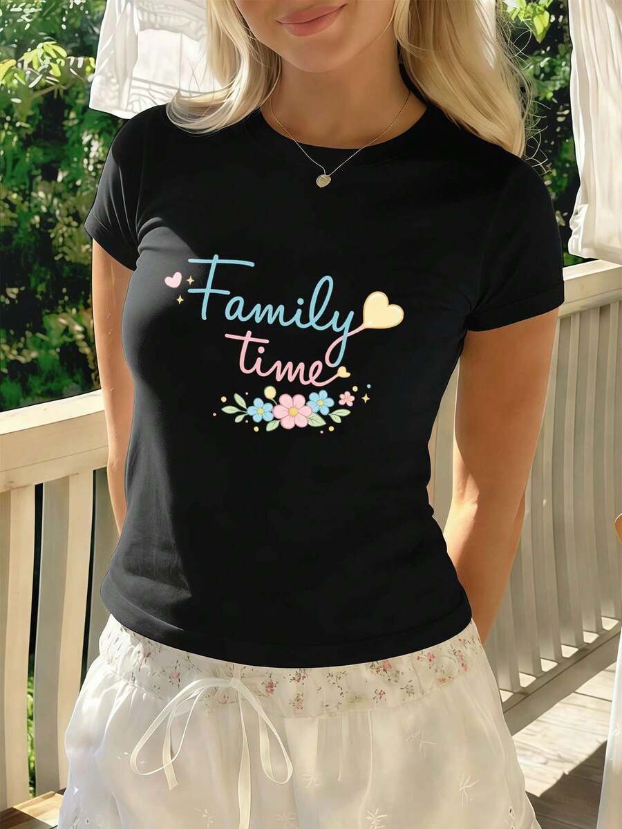 Women T-Shirts - Black - View 1