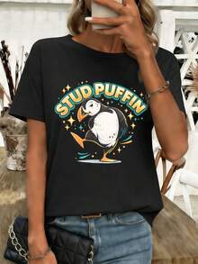 Women T-Shirts - Black - View 1