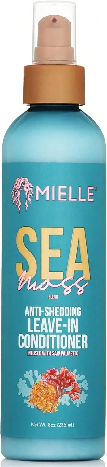 Mielle Organics Sea Moss Anti-Shedding Leave In Conditioner For Curly Hair - Moisturizing Leave In Treatment Spray To Detangle, Style And Refresh Curls (8 Oz) - 護髮素 - 查看 1