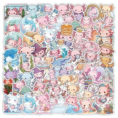 50pcs Salamander Stickers Aesthetic Vinyl Stickers Decals Scrapbook,Journaling,Laptop,Bumper,Skateboard,Water Bottles,Computer,Phon