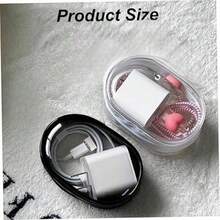Transparent Mini Storage Bag, With Waterproof And Dust-Proof Visible Design. It Has Hooks That Can Be Attached To The Bag, Used To Store Headphones, Lipstick, And Data Cables. All Your Small Items Can Be Clearly Seen And Kept In Order Without Getting Lost Or Disordered. - C - View 6