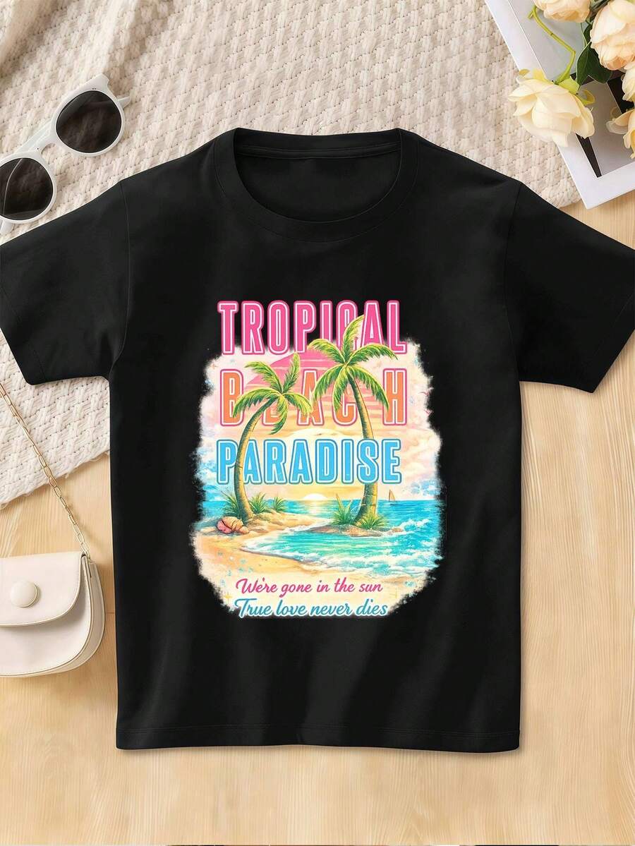 Women T-Shirts - Black - View 1