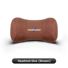 Car Suede Headrest Memory Cotton Cervical Spine Protection Pillow For BMW Performance X4 X5 X6 X7 E28 E90 GT G30 M4 M5 F07 F34 - GZ-FMP-棕色 - 查看 17