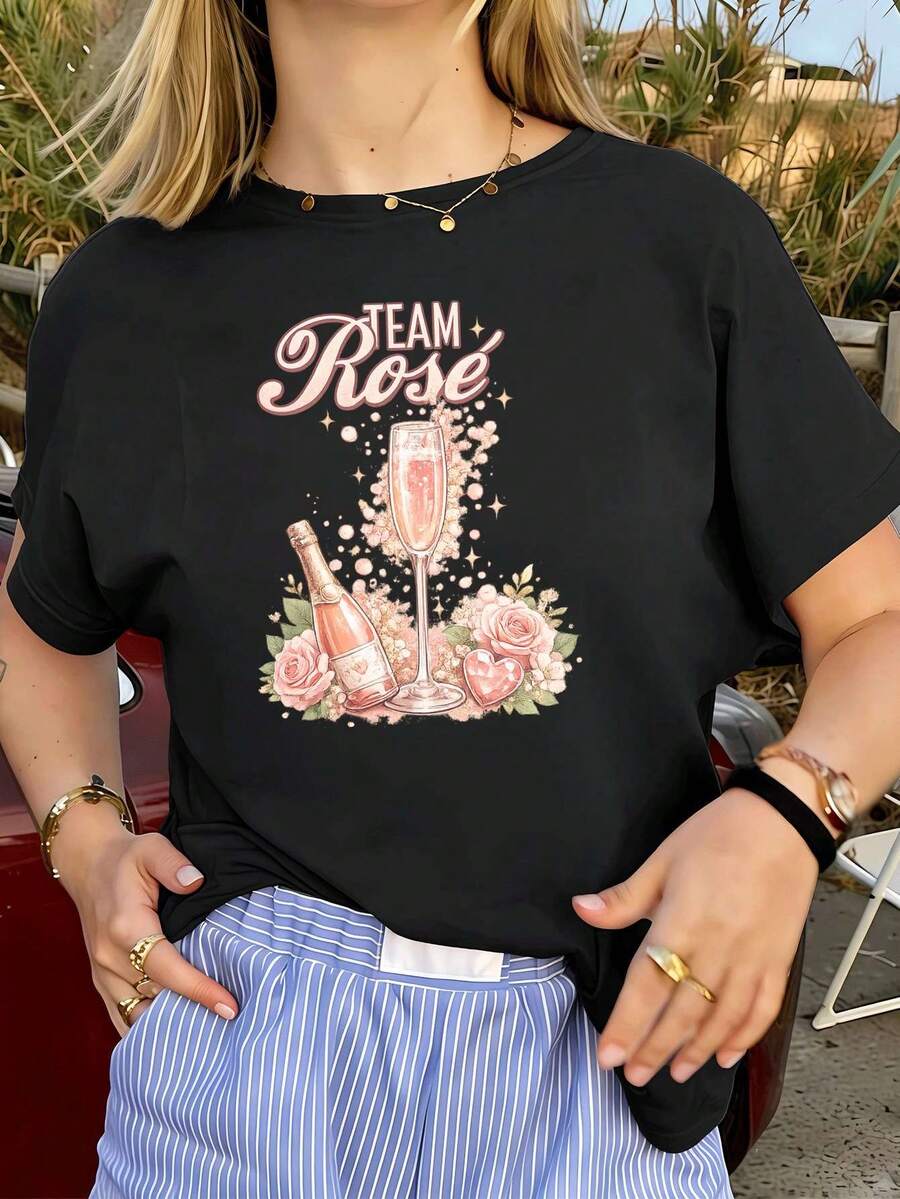 Women T-Shirts - Black - View 1