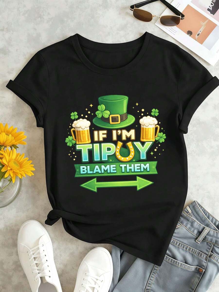 Women T-Shirts - Black - View 1