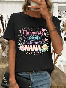 Women T-Shirts - Black - View 1