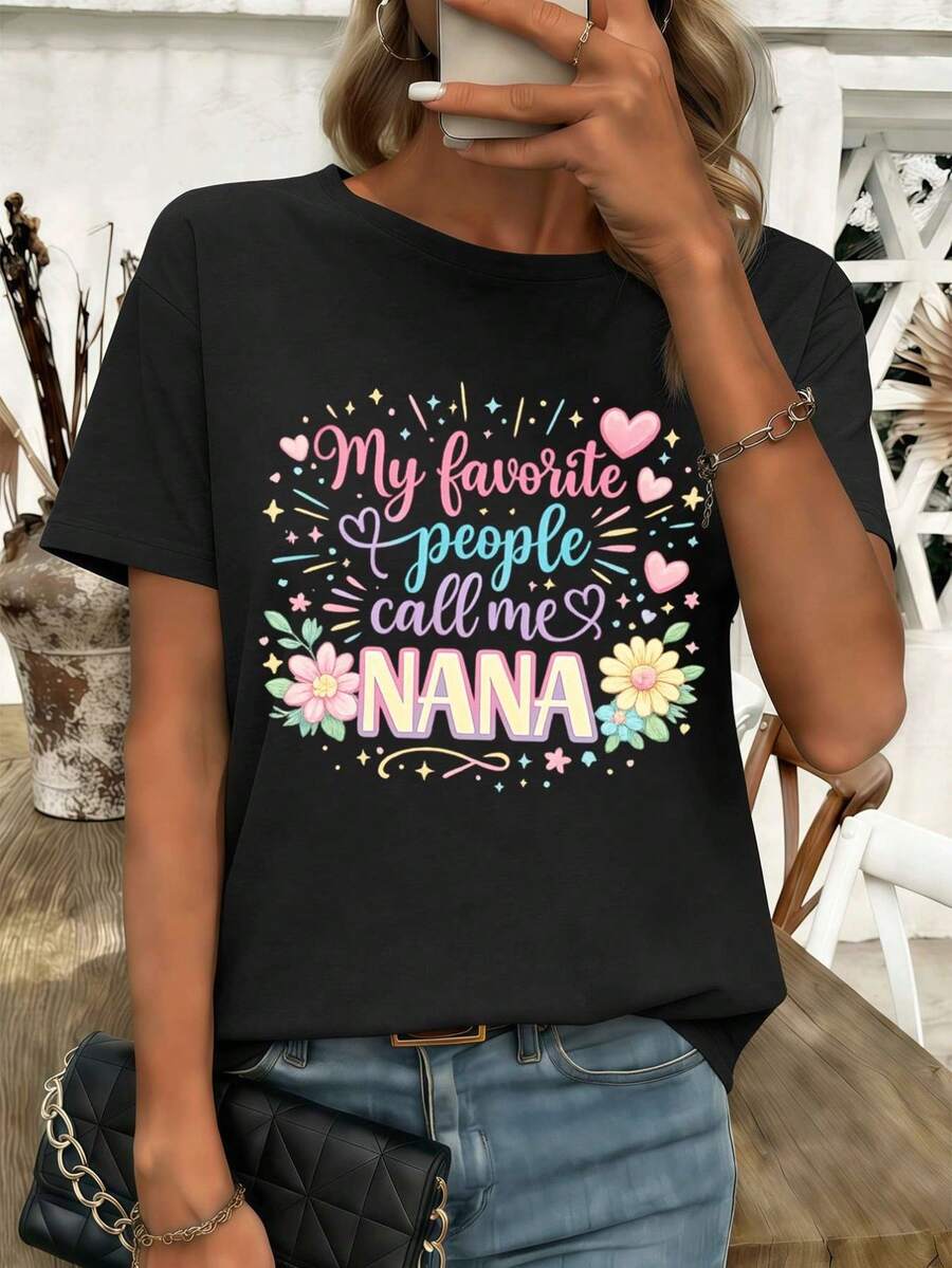 Women T-Shirts - Black - View 1